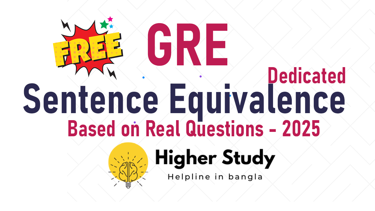 Dedicated Sentence Equivalence Real Question Practice